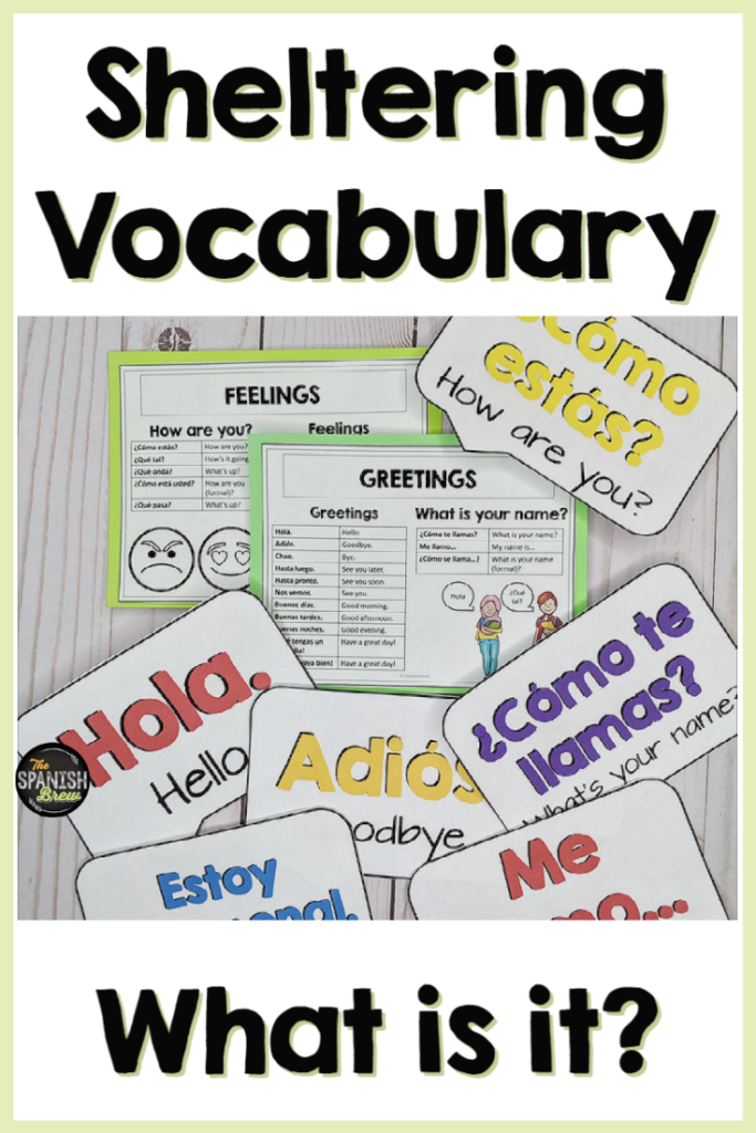 Sheltering Vocabulary. What is it?