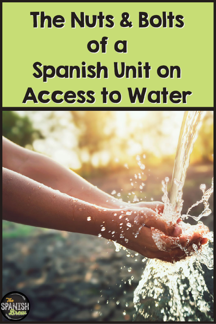 The Nuts and Bolts of a Spanish Unit on Access to Water The Spanish Brew
