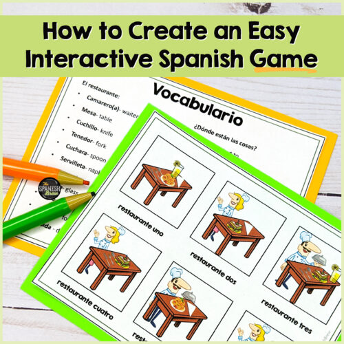 ¿Qué ves? How to Create an Easy Interactive Spanish Game - The Spanish Brew