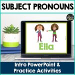 Practice Spanish Subject Pronouns with Fun Worksheets & Activities ...