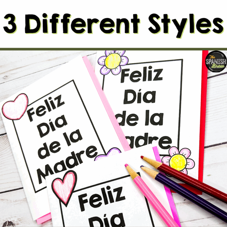 Activities to Celebrate Mother’s Day in Spanish Class - The Spanish Brew